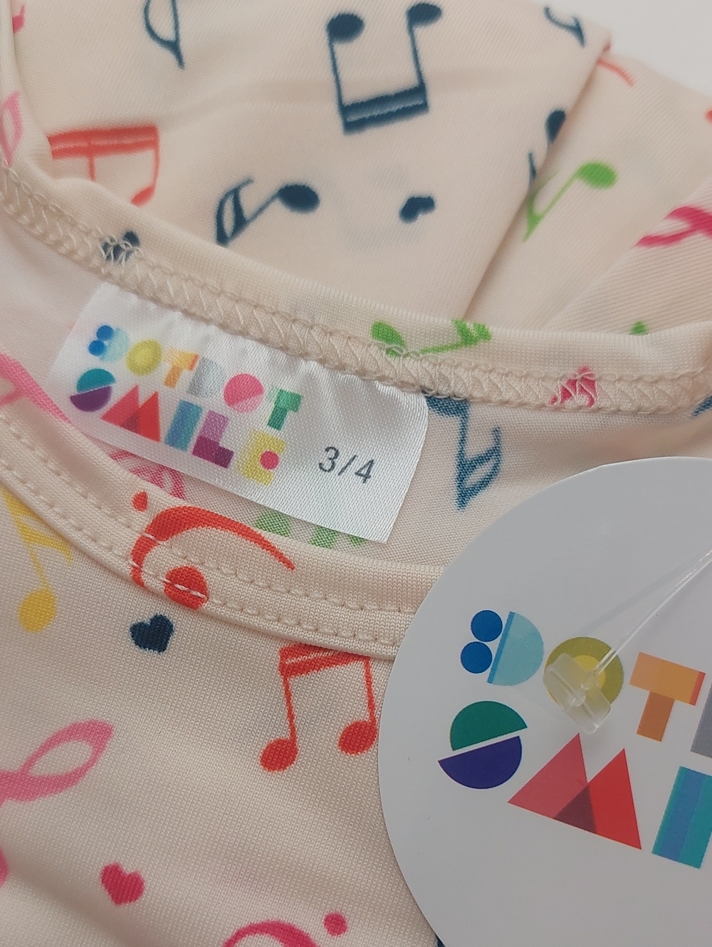 Dot Dot Smile Girls Dress Size 3T 4T Melody Maker Musical Notes - Picture 7 of 10